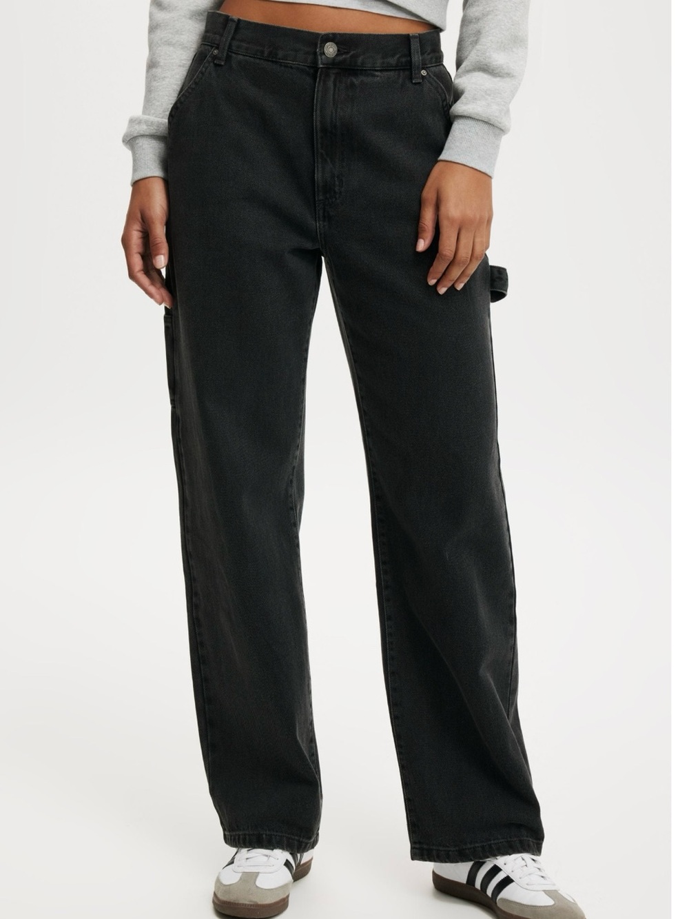Cotton On Black Wide-Leg High-Rise Jeans